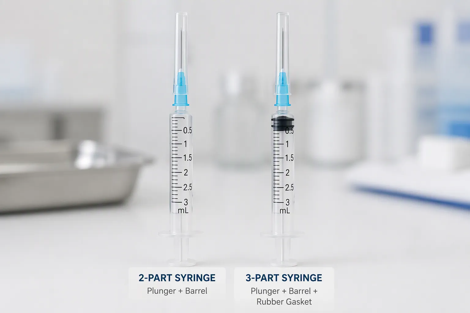 2-Part vs 3-Part Syringe: Which One Fits Your Medical Needs?