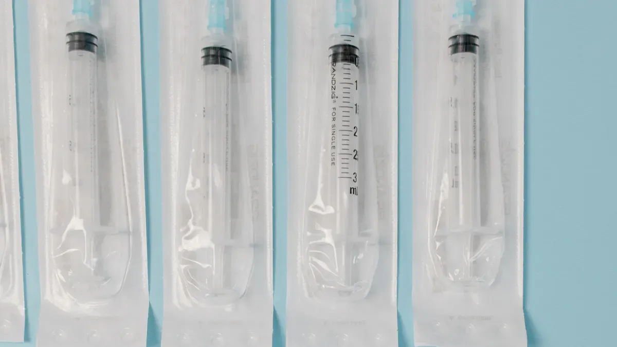 Types of disposable syringes