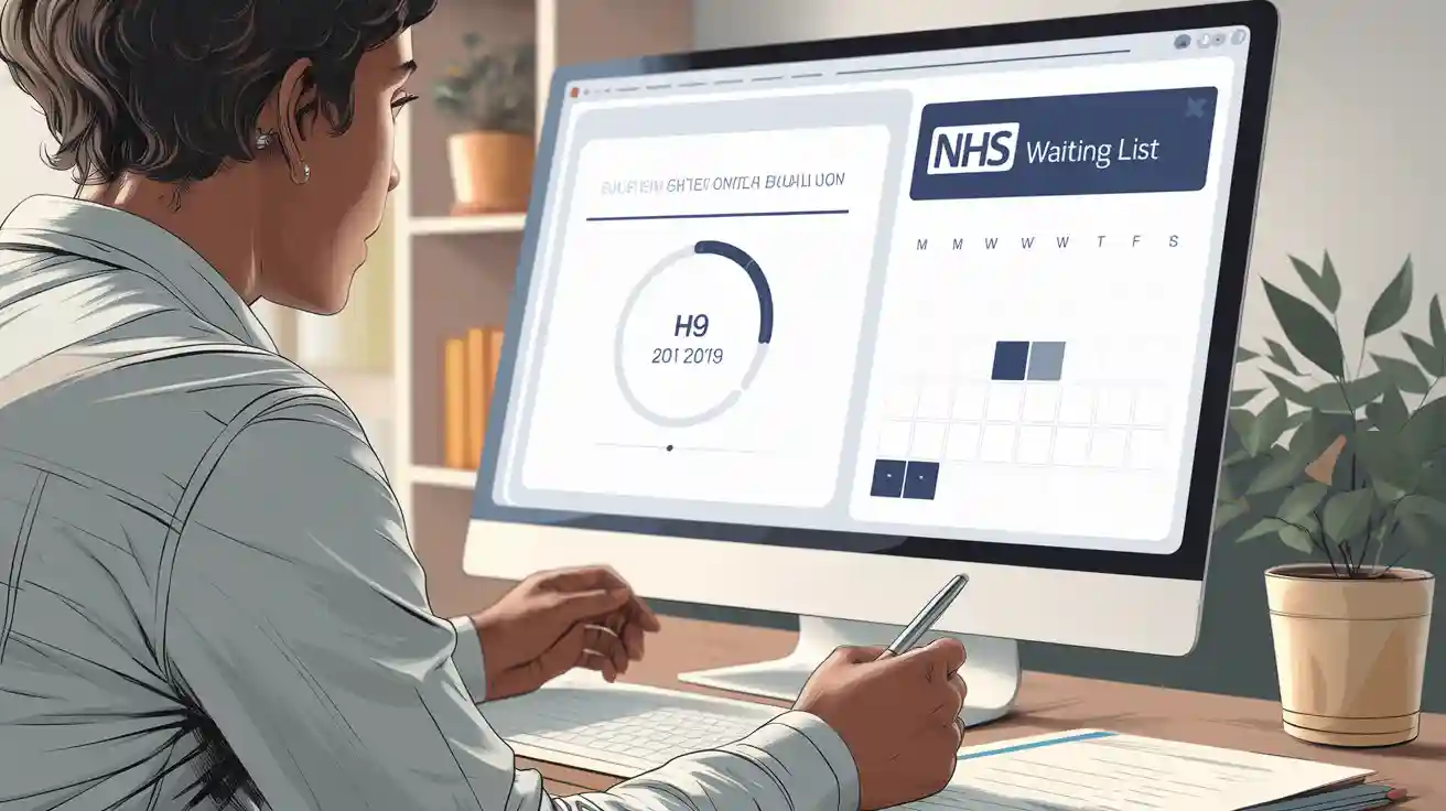 How do I find out where I am on NHS waiting list England