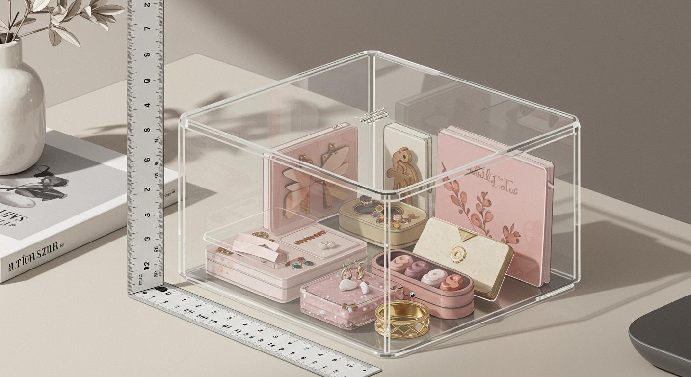 Acrylic box square- Display, Storage, and Custom Sizing
