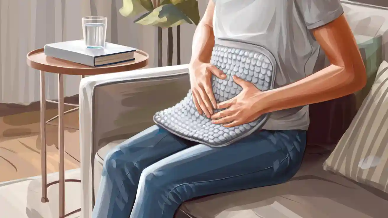 Can a heating pad help constipation