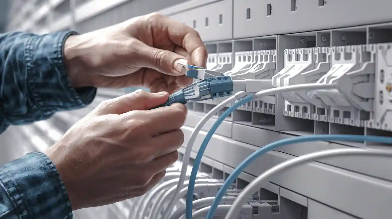 How to install fiber optic cable