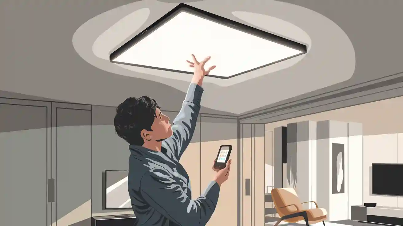 How to use led panel light?