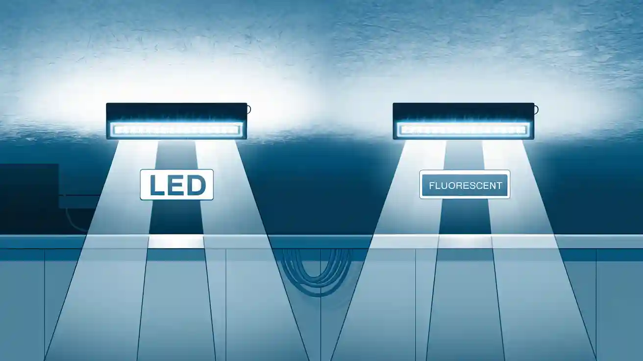 Are led tube lights brighter than fluorescent