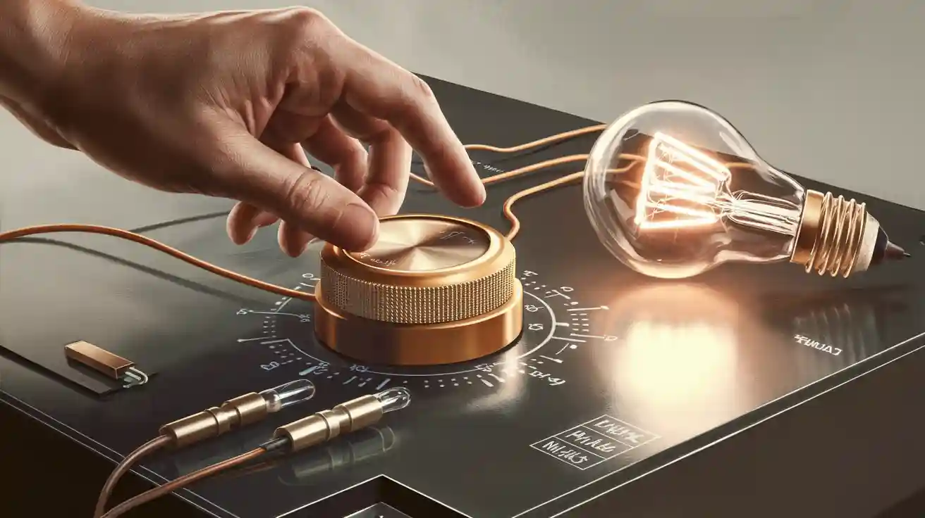 What electronics component would fade an LED light bulb