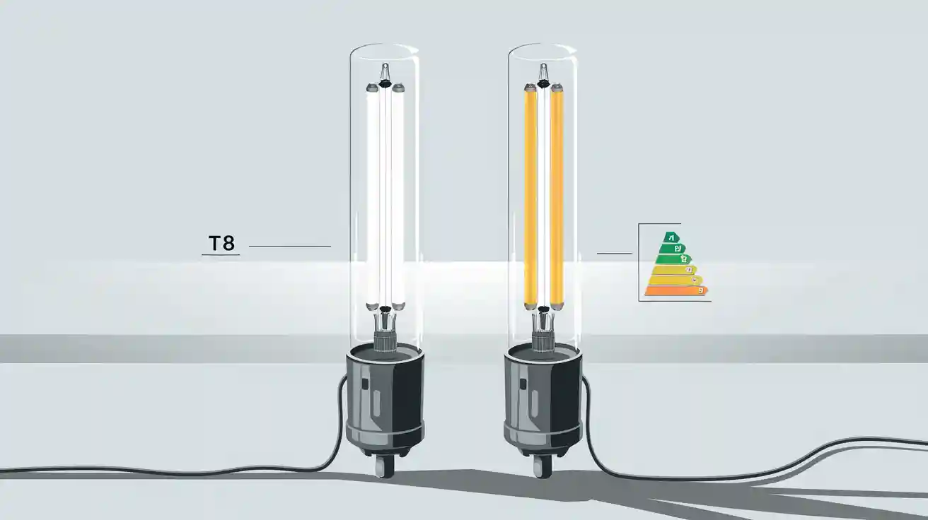 What is a T5 and T8 LED tube light?