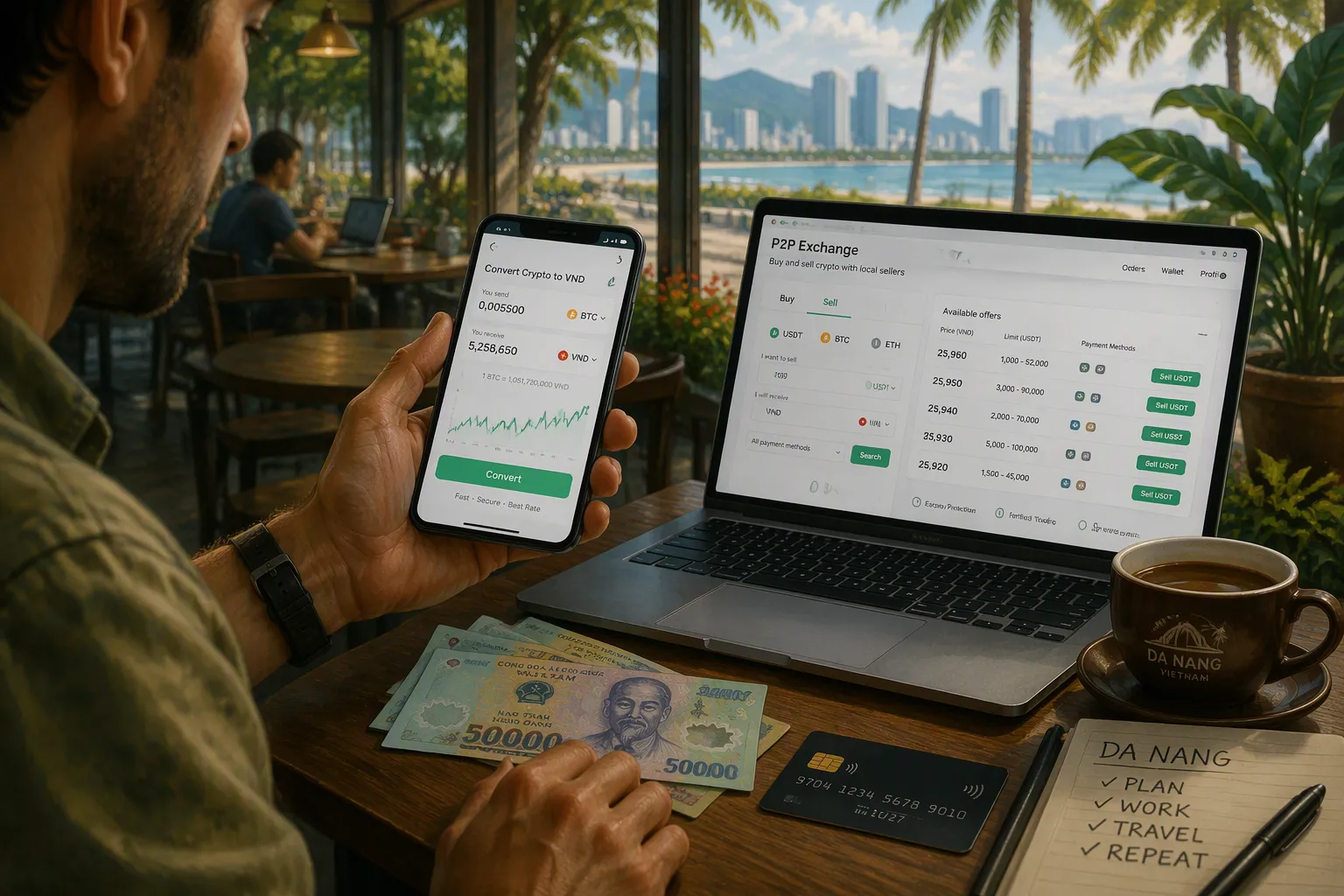 Converting Crypto to Cash