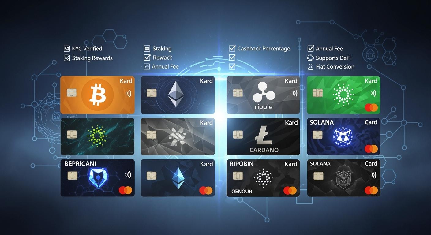 Comparing Crypto Card Requirements Across Leading Providers