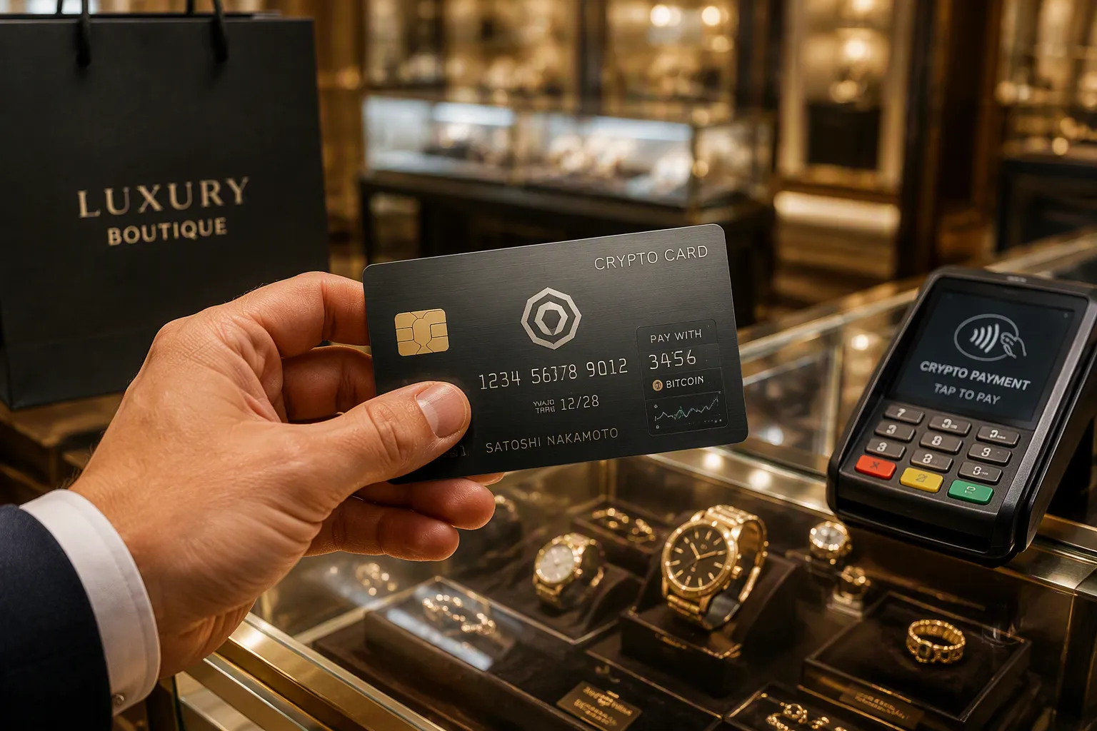 How to Use a Crypto Card for Buying Luxury Goods