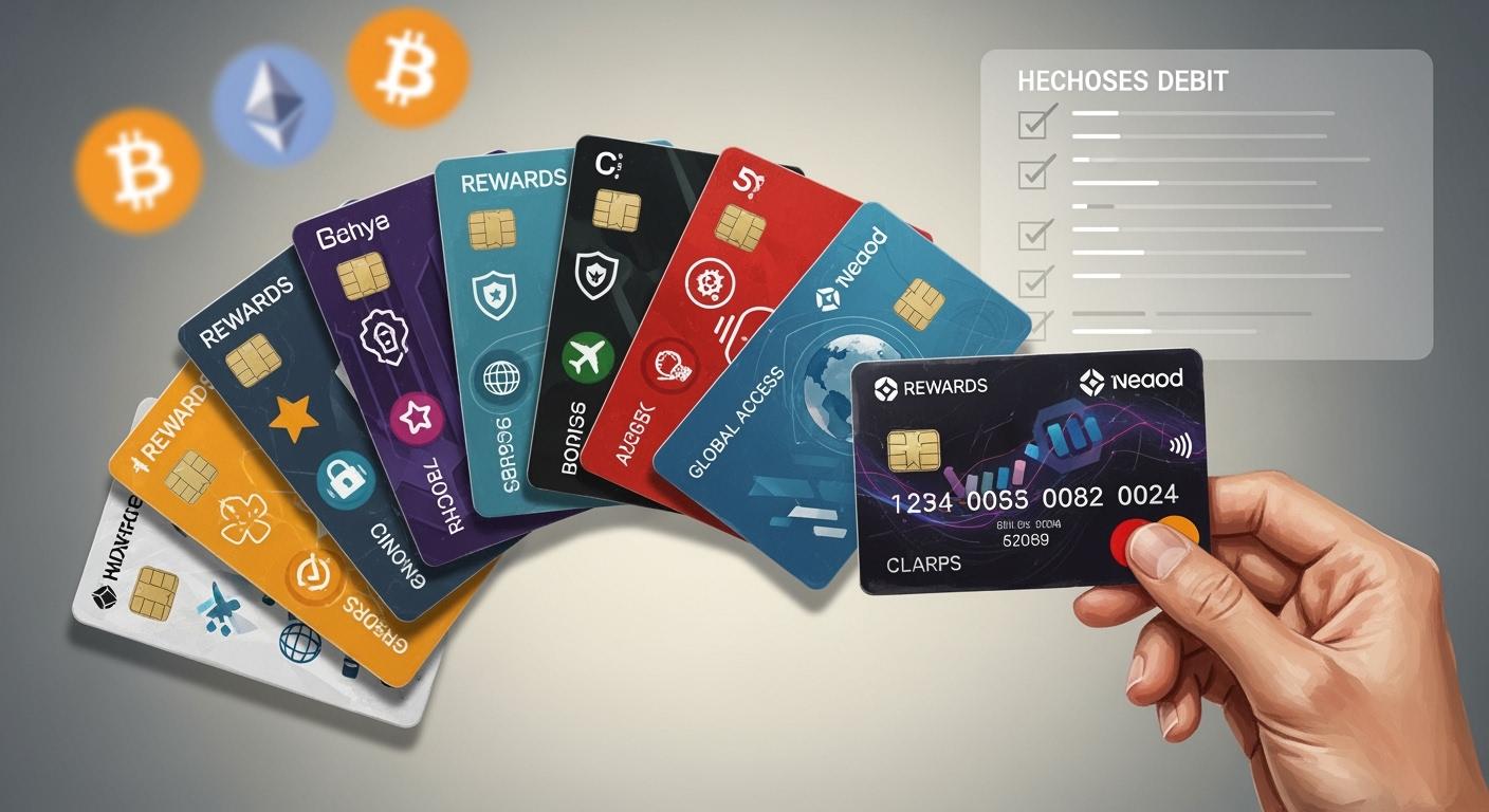 Comparing the Top Cryptocurrency Debit Cards and Their Features