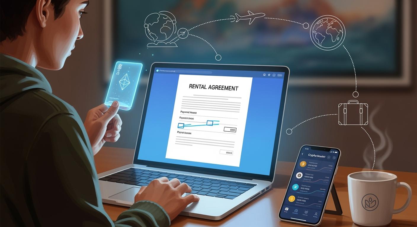 Beginner guide to virtual crypto cards to cover overseas rent for digital nomads