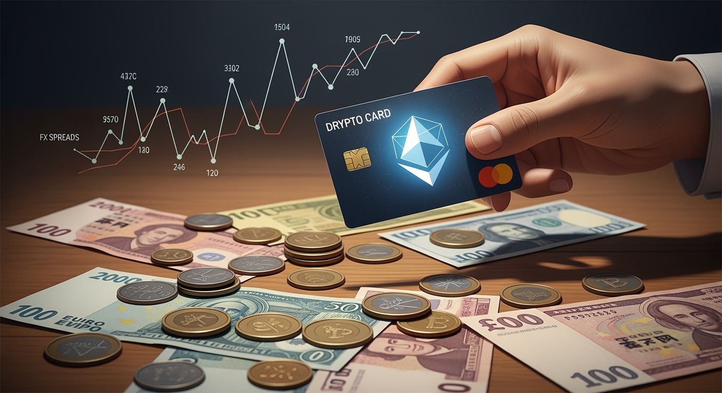 How FX spreads impact no-fee crypto debit cards