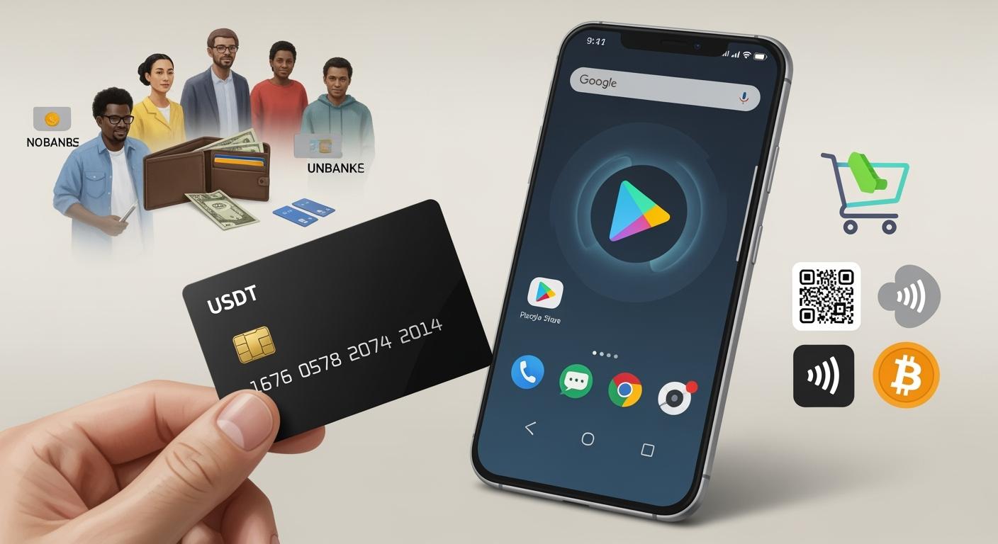 Ways to benefit from USDT prepaid cards to pay Google Play purchases for unbanked users