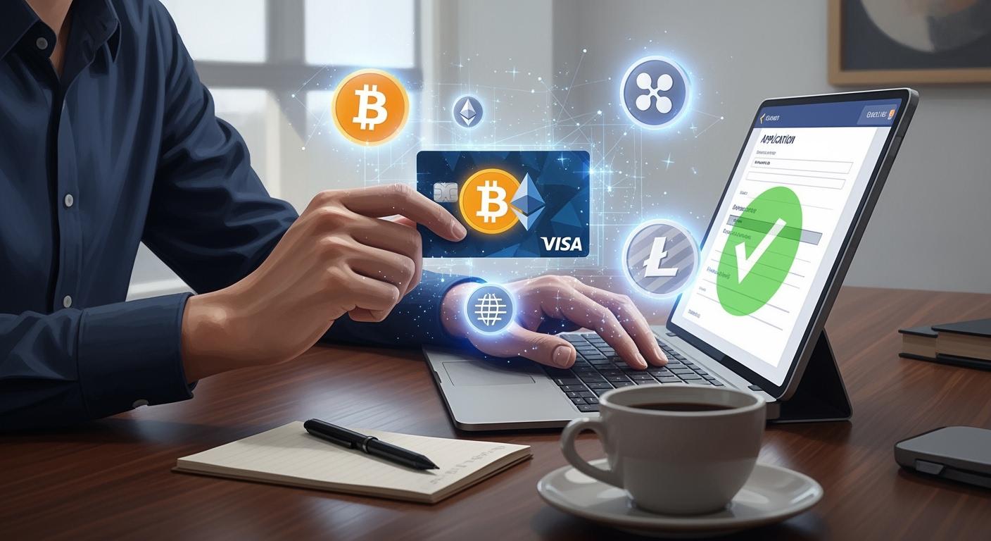 How to Apply for a Crypto Visa Debit Card in 2026