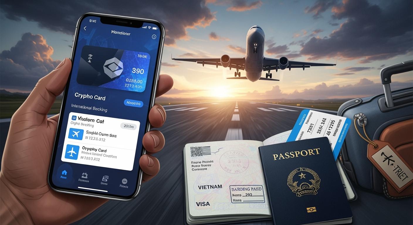 Best ways to use virtual crypto cards to book international flights in Vietnam