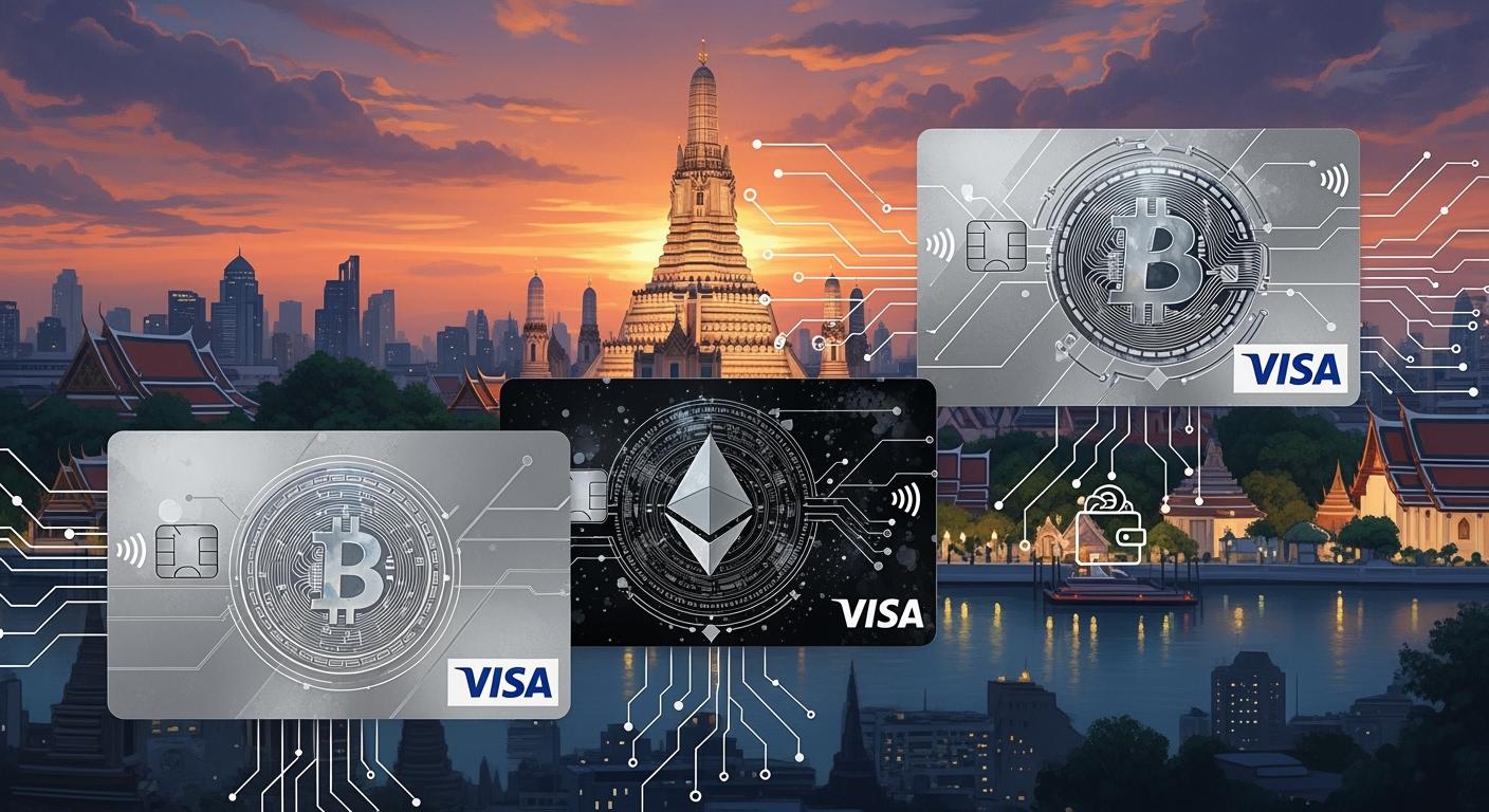 Top 3 crypto Visa card Thailand options for 2026