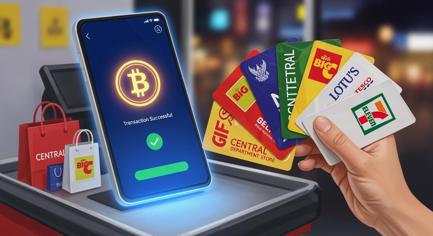 Thailand’s Best Retailers Accepting Crypto for Gift Card Purchases