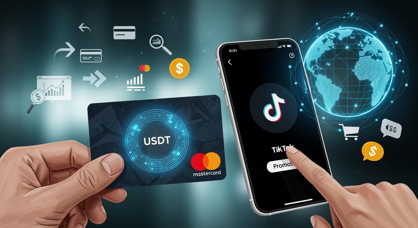 Beginner guide to USDT Mastercard cards to fund TikTok Ads for unbanked users