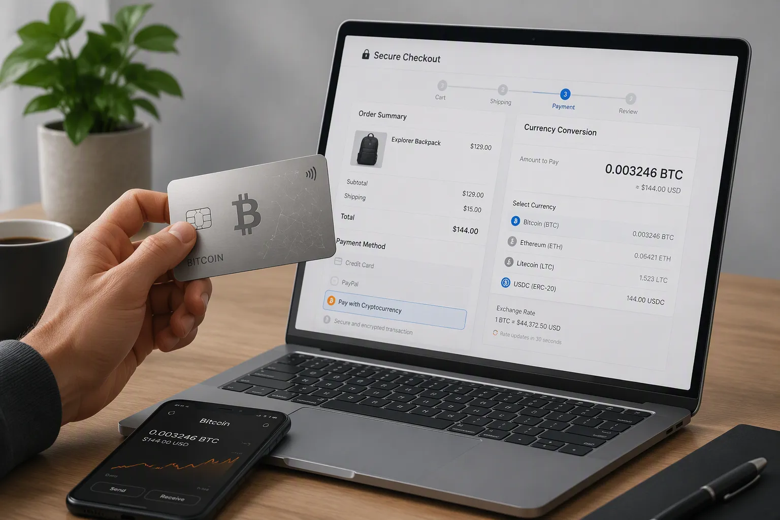 Best crypto card for cross-border e-commerce