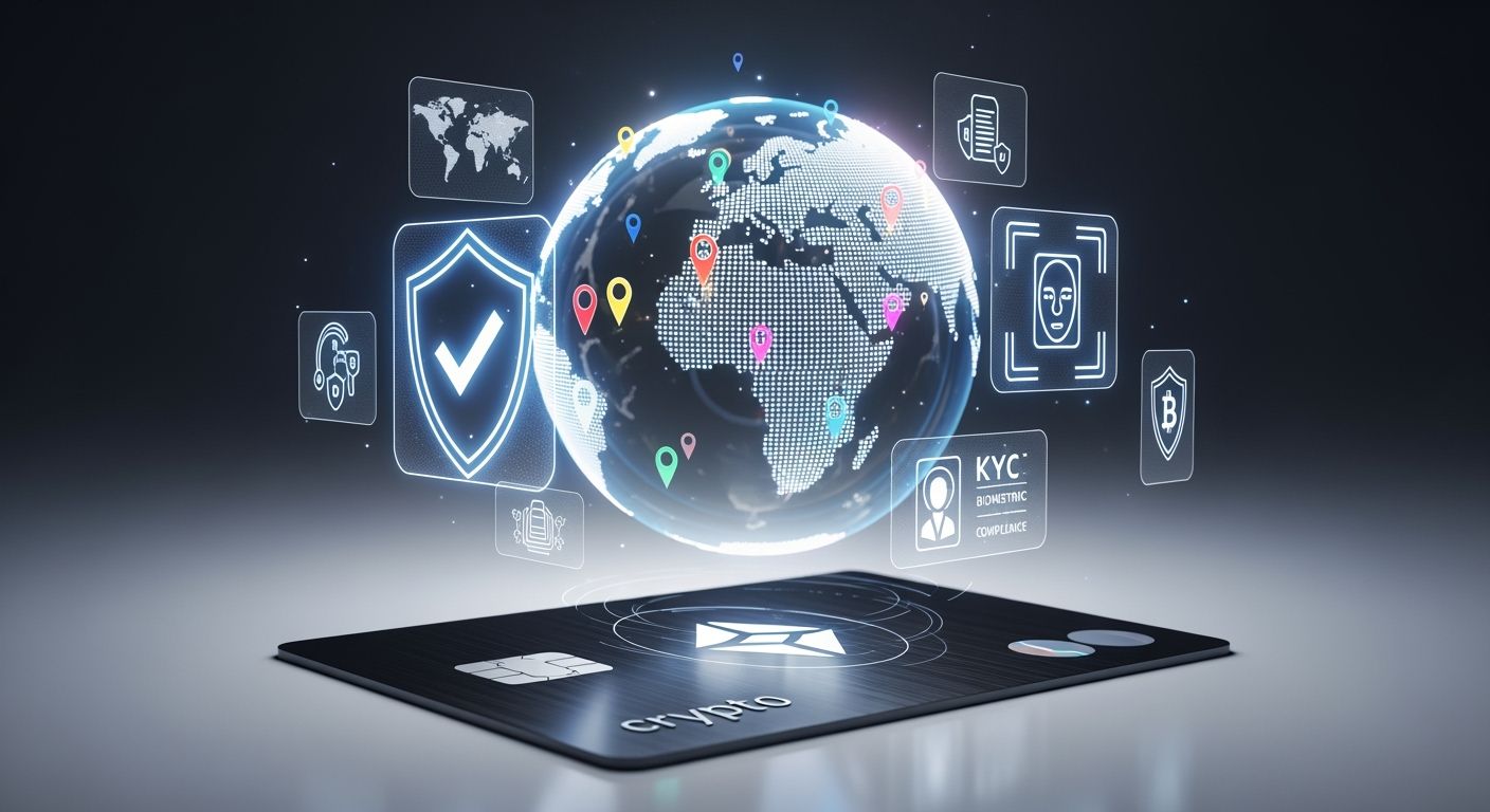 Crypto debit card regional availability and KYC requirements in 2026