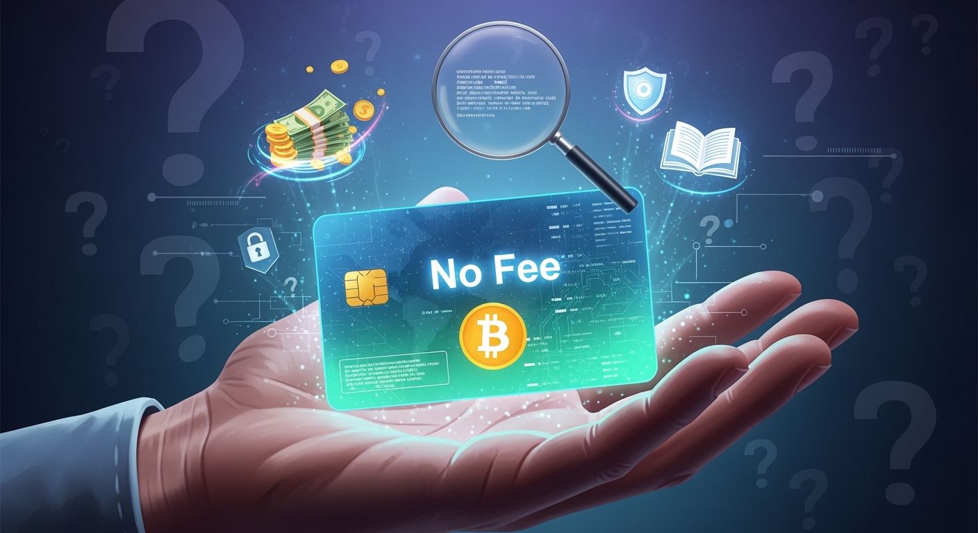 Are “no fee” virtual US crypto cards truly free?