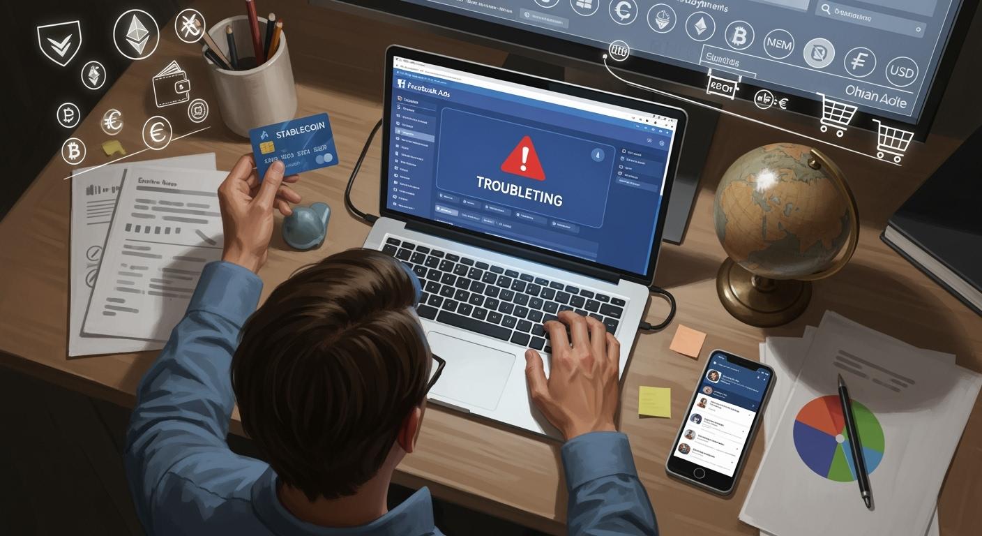 How to troubleshoot stablecoin cards to pay Facebook Ads for cross-border sellers