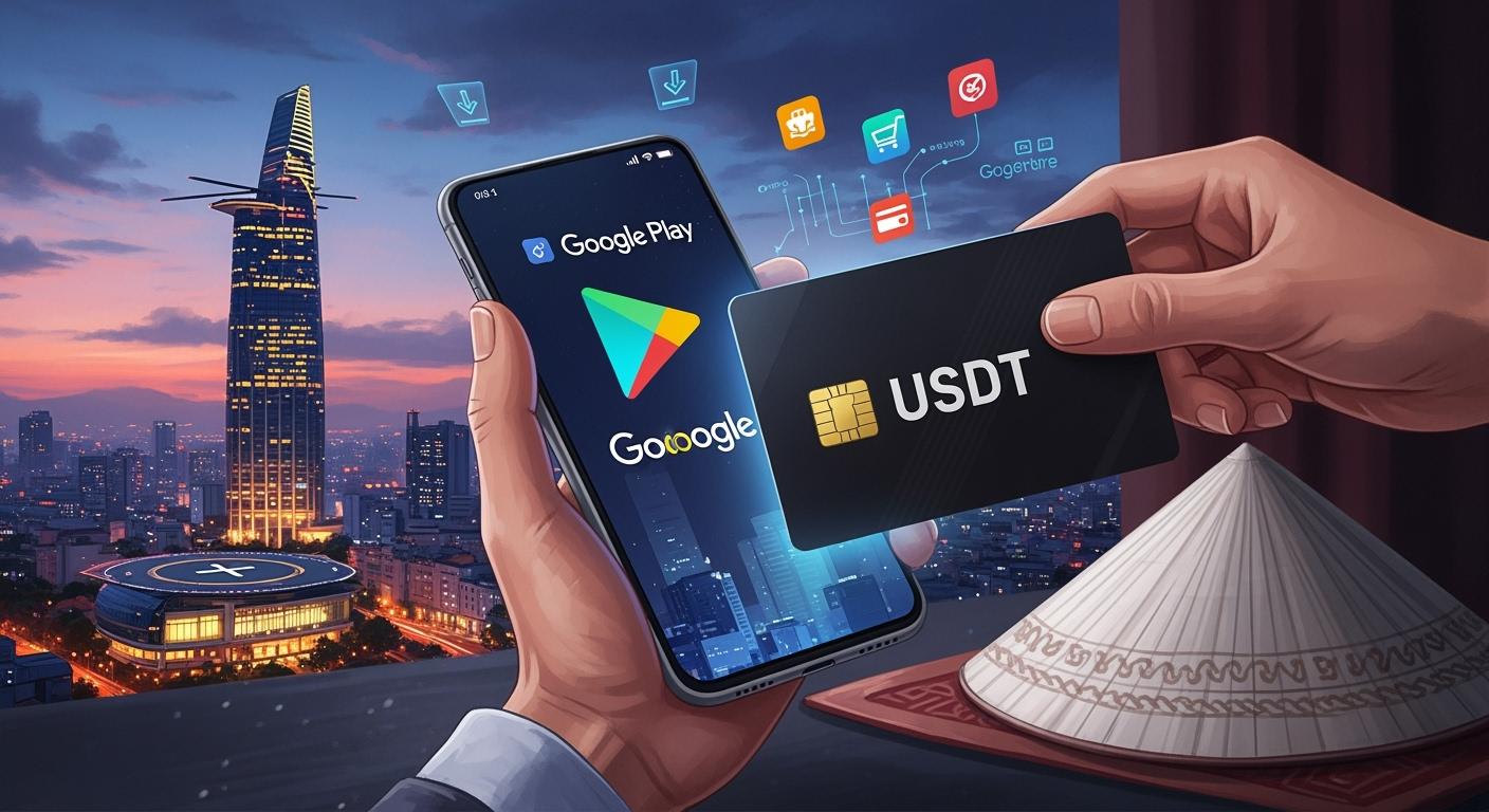 Best ways to use USDT cards for Google Play purchases in Vietnam