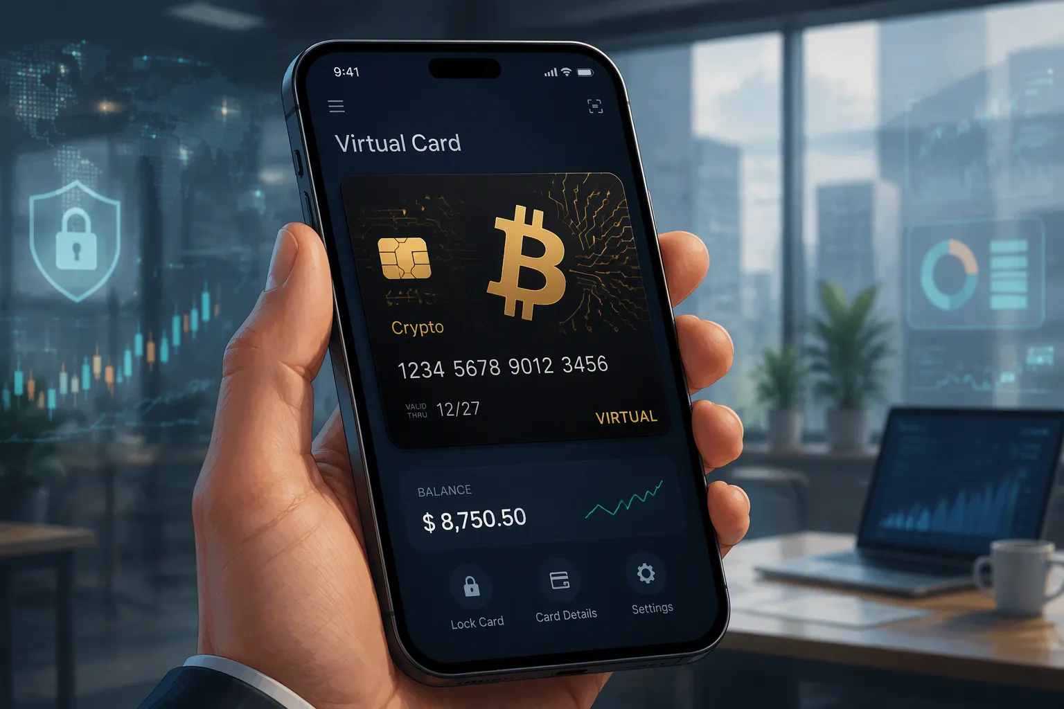 Interactive Brokers crypto card virtual card