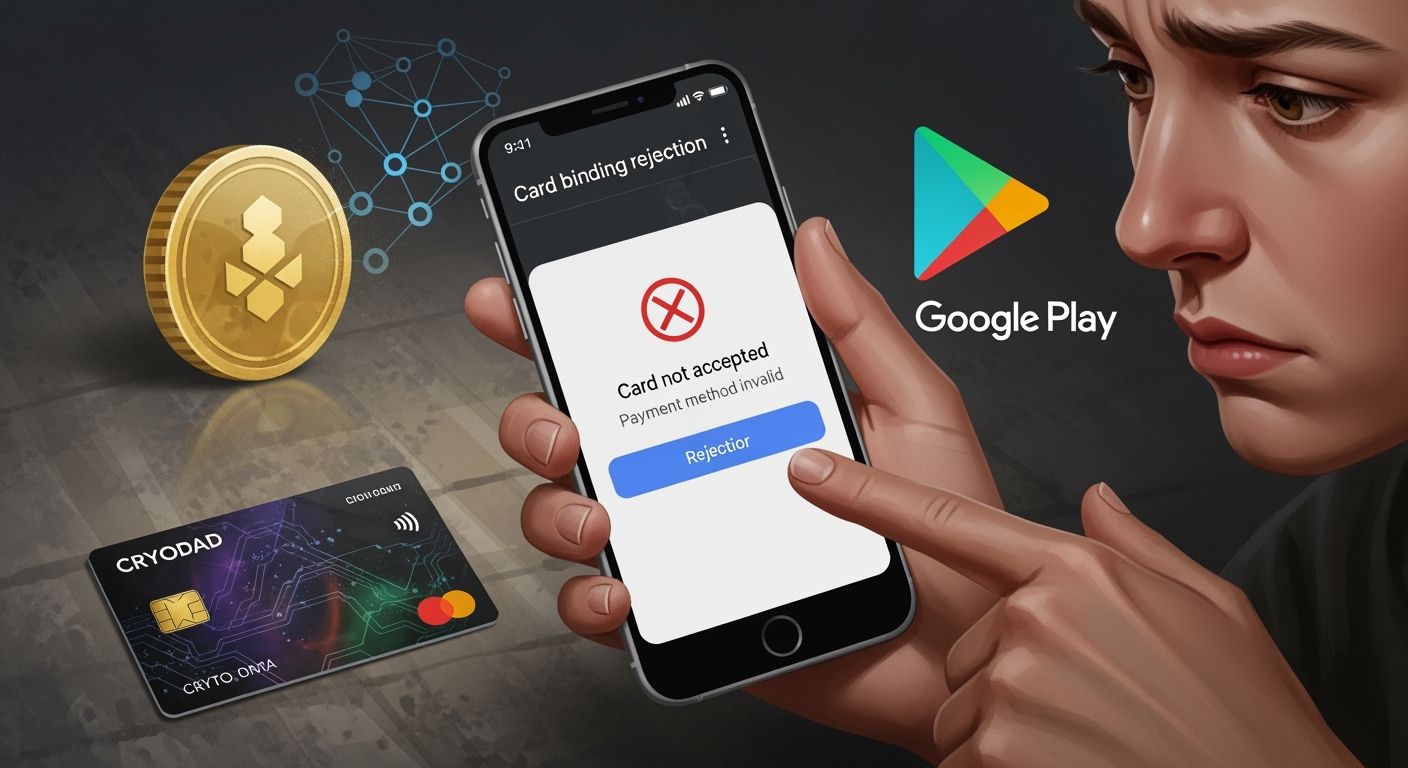 Why Google Play Rejects Your Crypto Card Binding