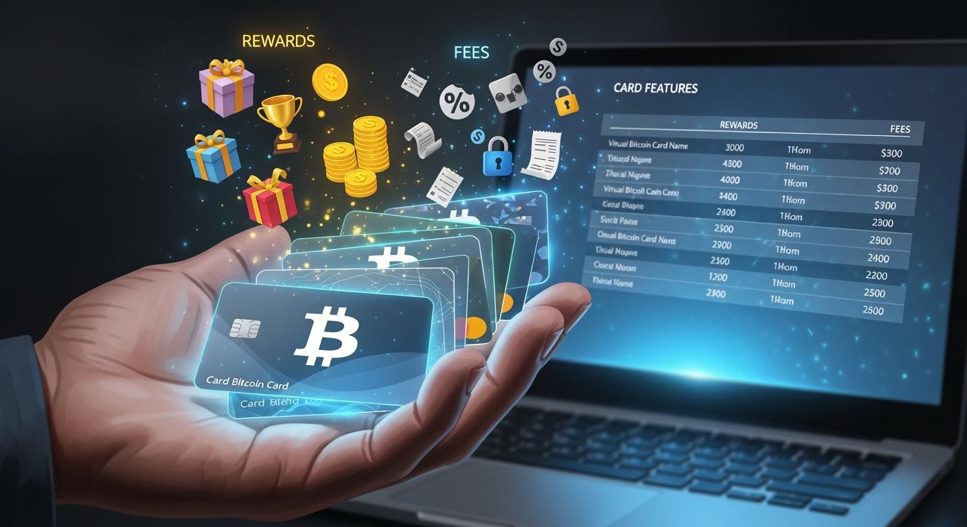 Comparing the Best Virtual Bitcoin Cards for Rewards and Fees