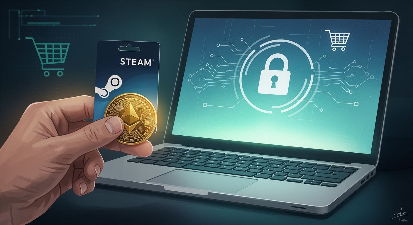 Safest way to buy Steam with crypto today
