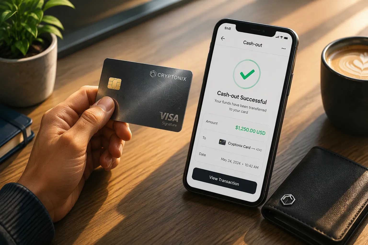 How to Use a Crypto Card for Instant Cash Out