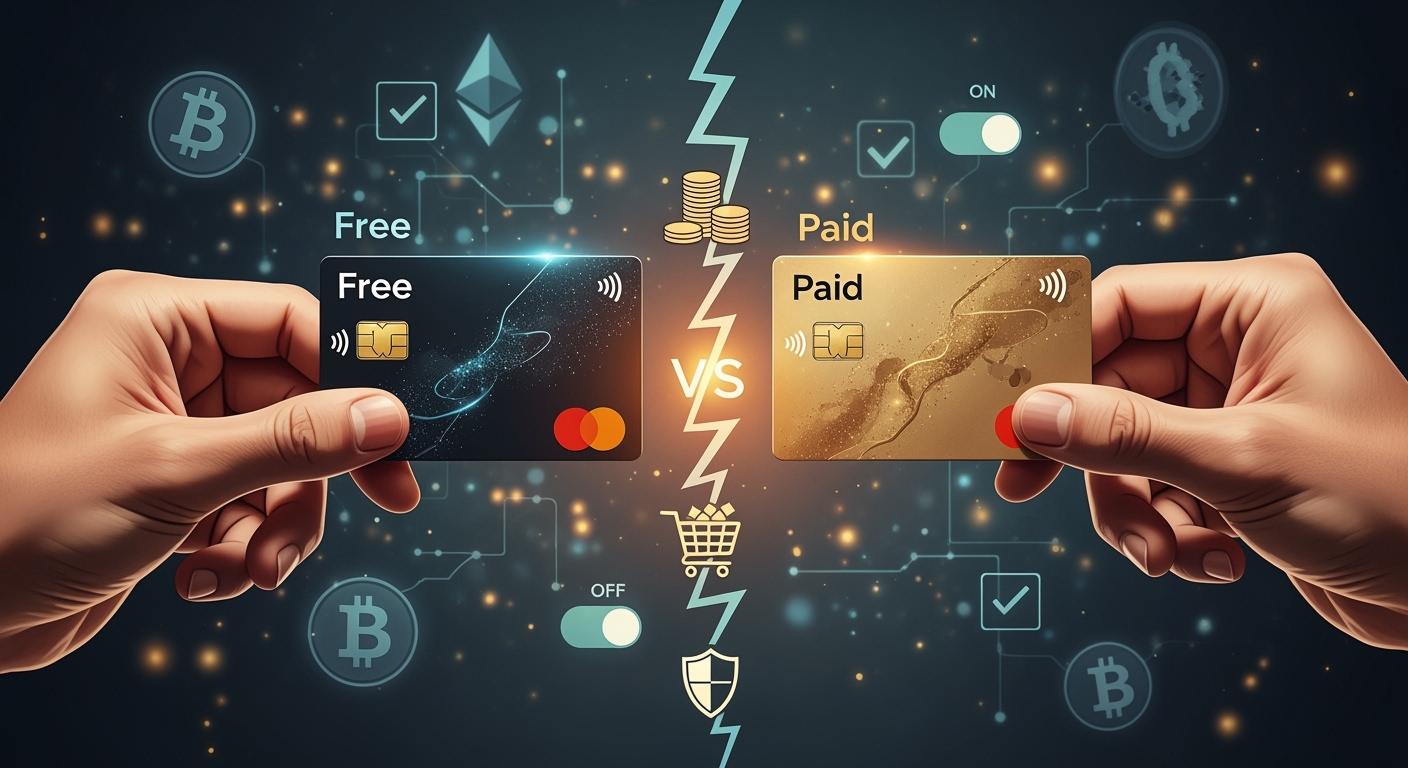 Free Crypto Debit Cards vs Paid Crypto Debit Cards Key Differences Explained