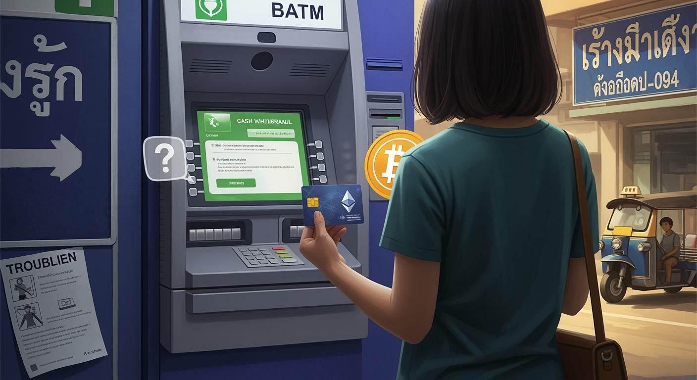 How to troubleshoot stablecoin cards to withdraw cash at ATMs in Thailand