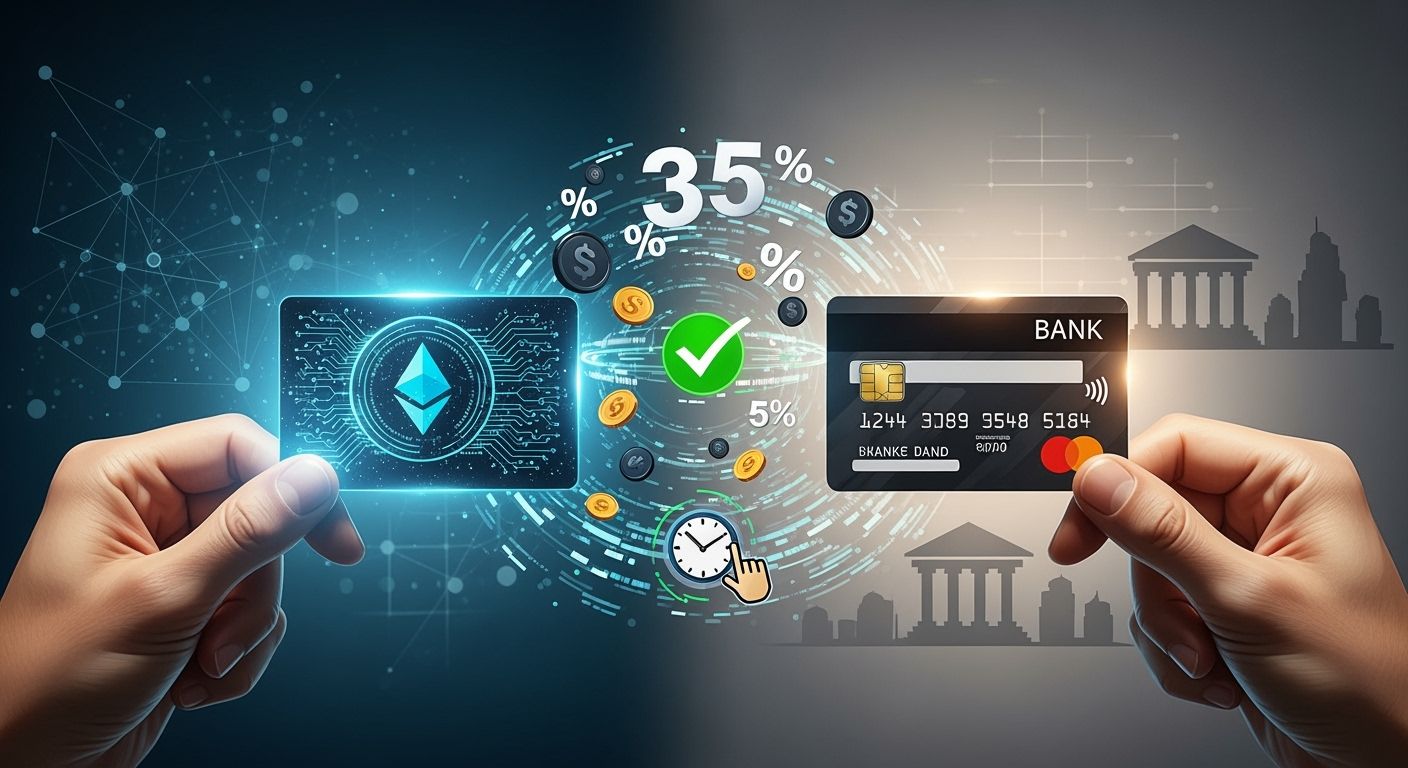 Virtual crypto cards vs bank debit: fees and approvals