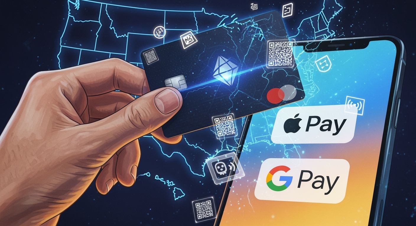 Crypto card Apple Pay and Google Pay compatibility in U.S.