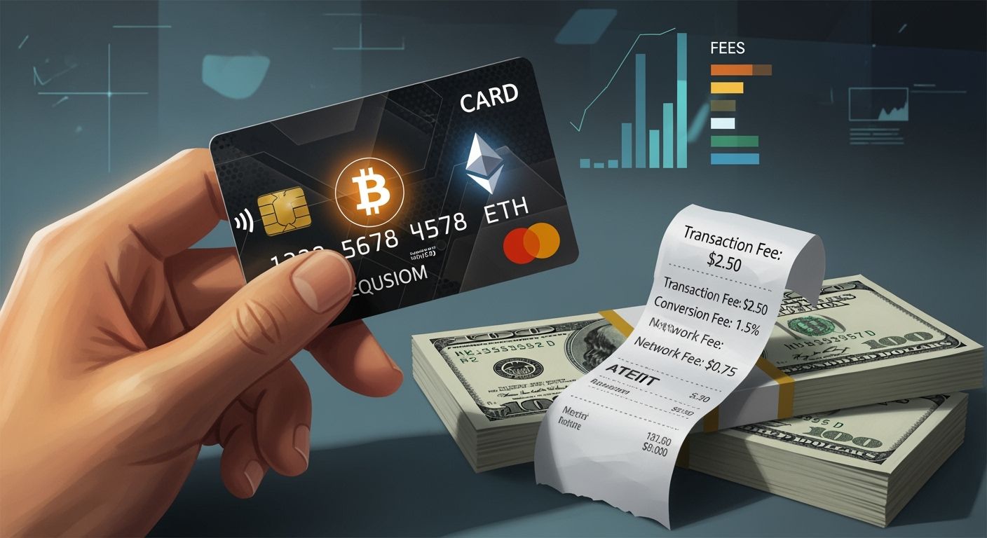 U.S. crypto card fees for USD spending explained
