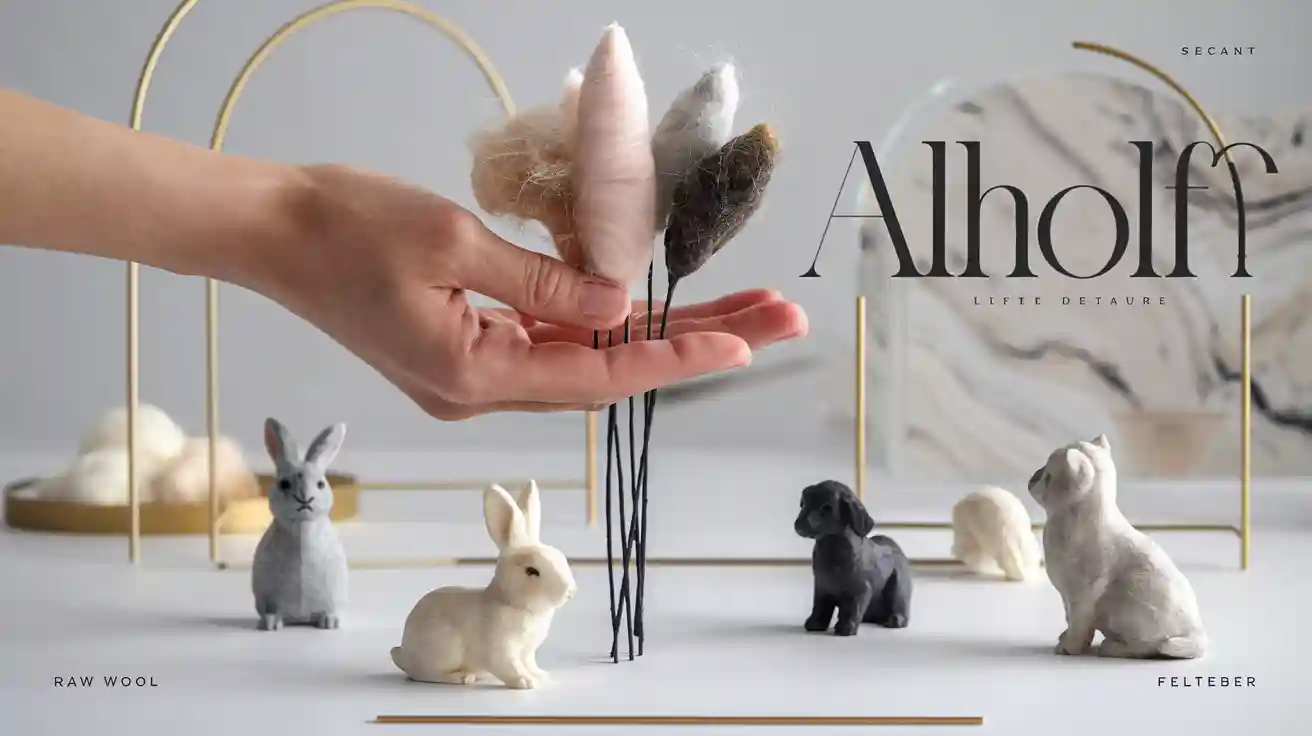 Pawimprint’s Essential Guide to Wool Types for Realistic Felted Animals