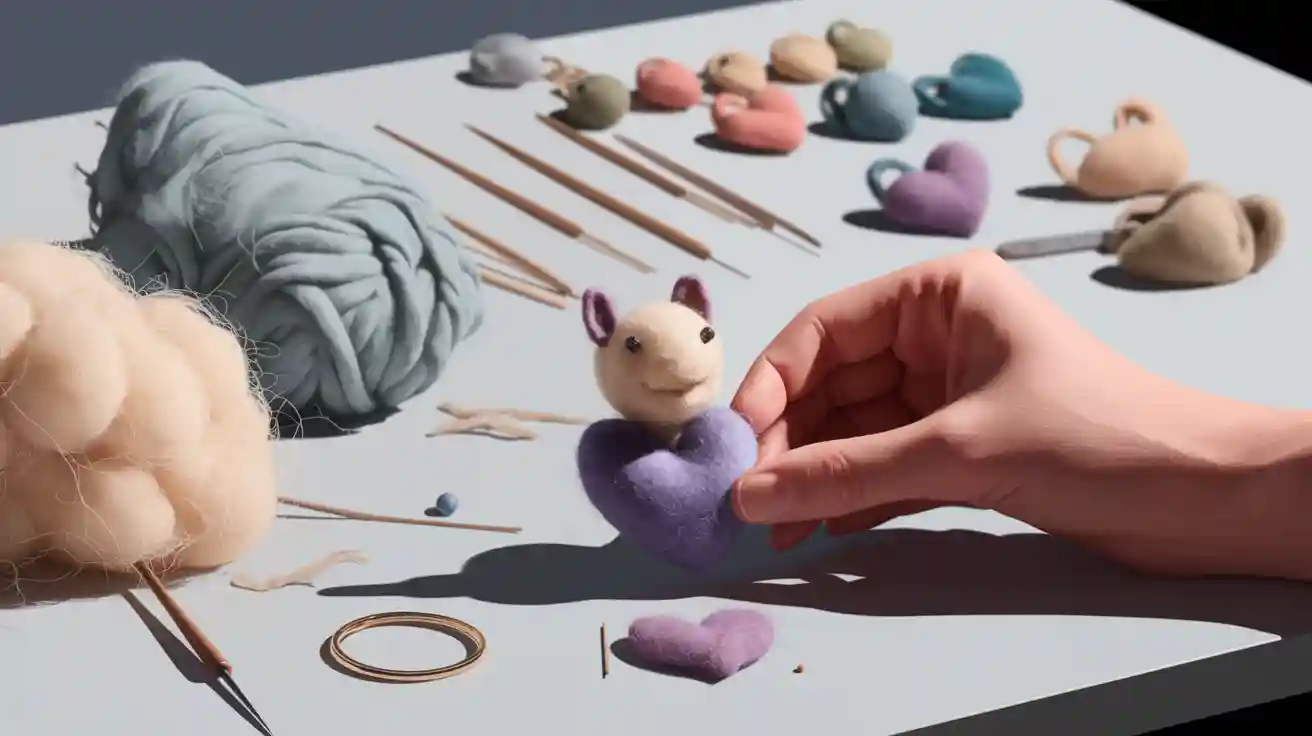 Felting Keychain Journey From Wool to Wonderful Keepsake