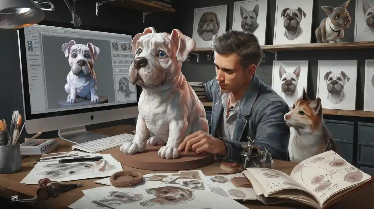 Surprising secrets behind 3D pet portraits making