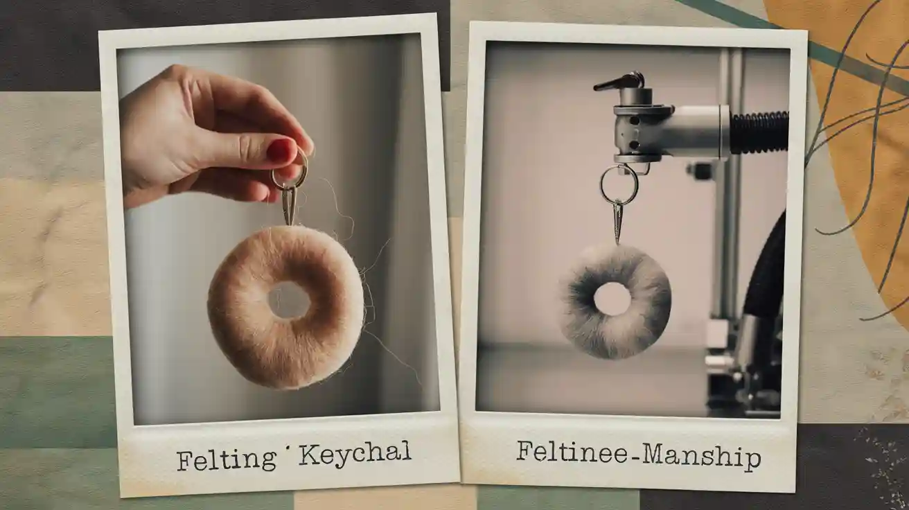 Handmade vs Machine-Made Felting Keychains What Sets Them Apart