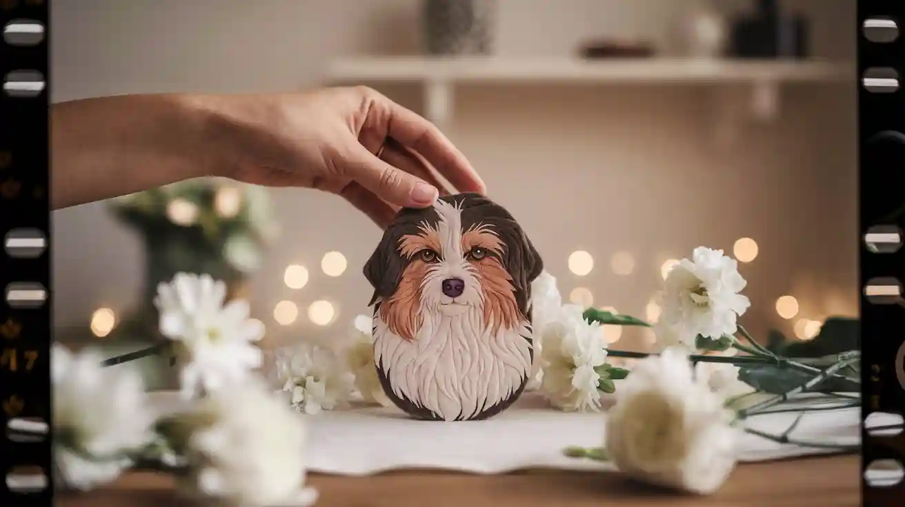 Finding Comfort After Pet Loss Through Custom Wool Felt Portraits