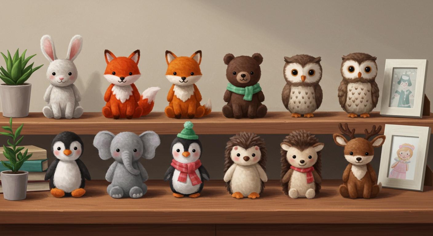 Top 10 Adorable Felt Animals for Home Decoration