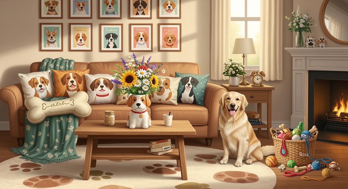 Transform Your Living Space with Fun Dog-Themed Accessories