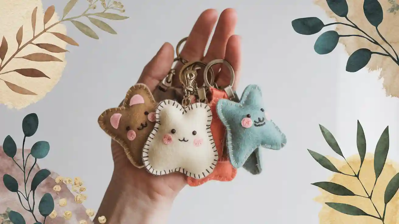 Discover the Unique Charm of Handmade Felt Keychains