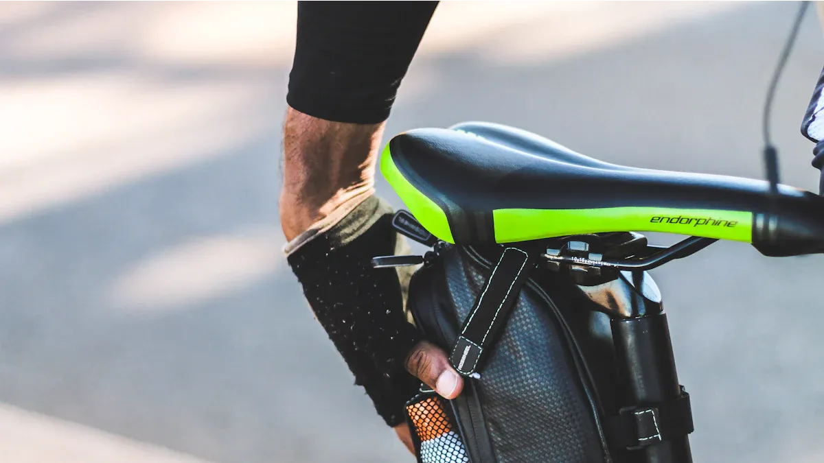 Attach Backpack to Bike Rack