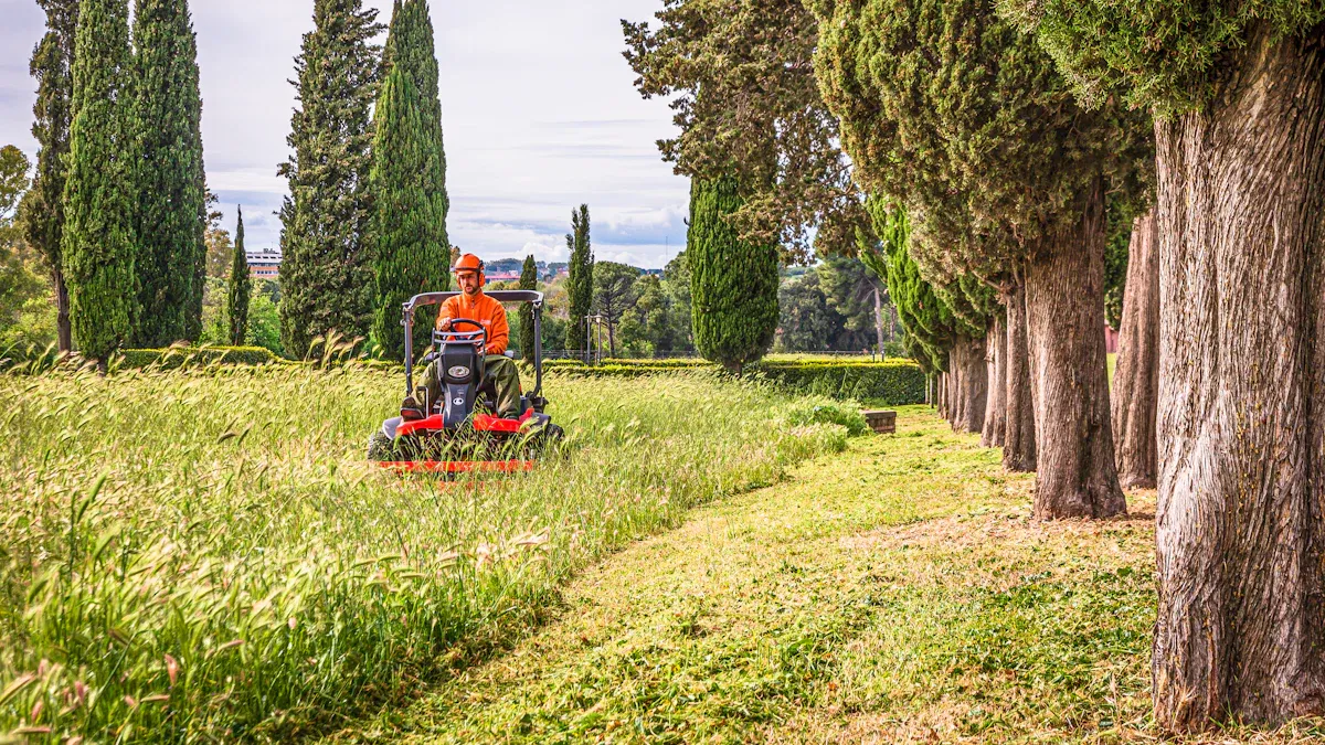 How Lawn Mower-QL-R1200 Solves the Problem of Sloped and Bumpy Lawns 4 FAQ