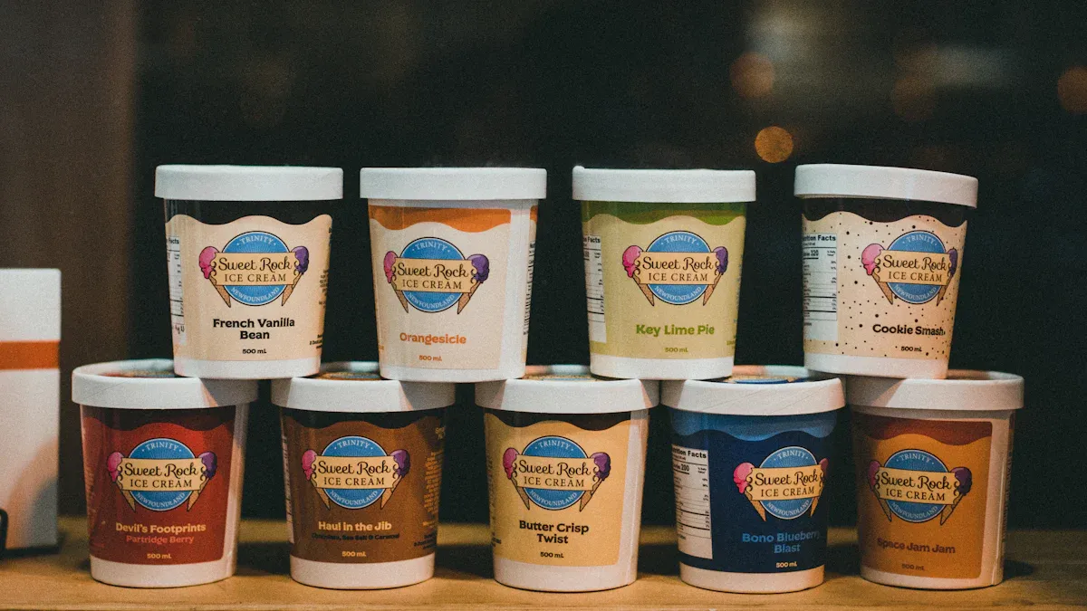 Taille des contenants de crème glacée et contrôle des portions