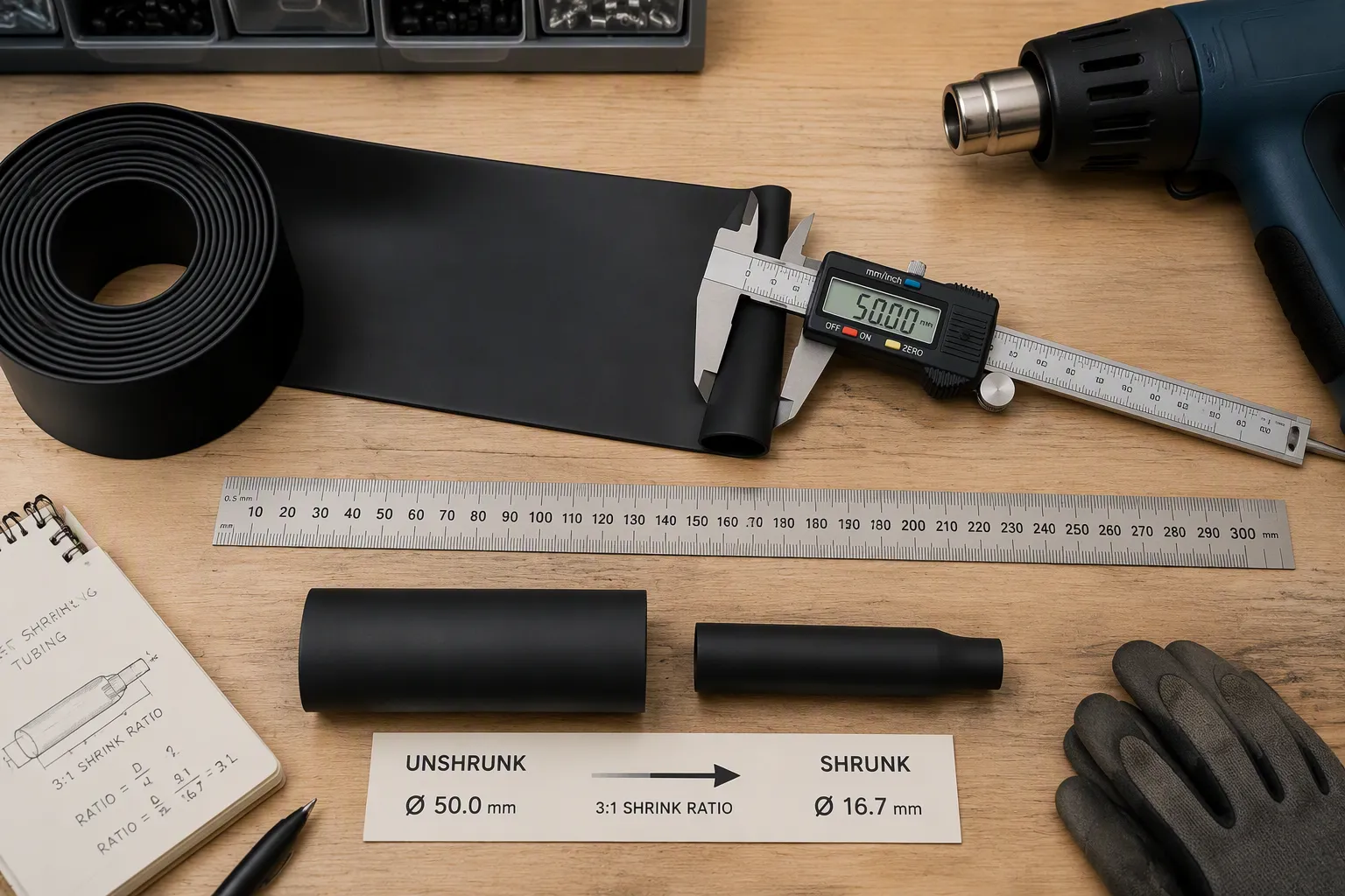 How to Choose the Right Large Heat Shrink Tubing for Your Project: Material, Diameter, and Shrink Ratio Considerations
