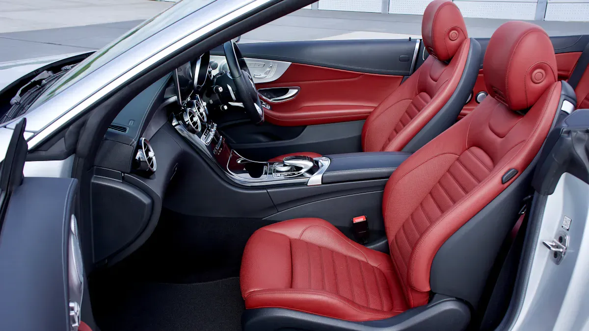 What defines a vegan leather car seat in today’s market